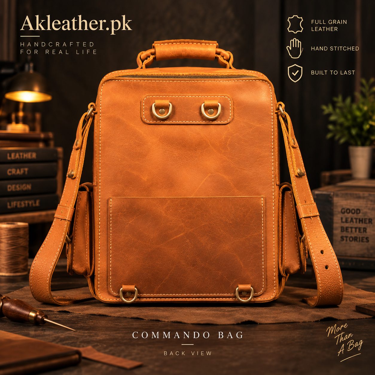 Commando 3-in-1 Convertible Bag — AK Leather