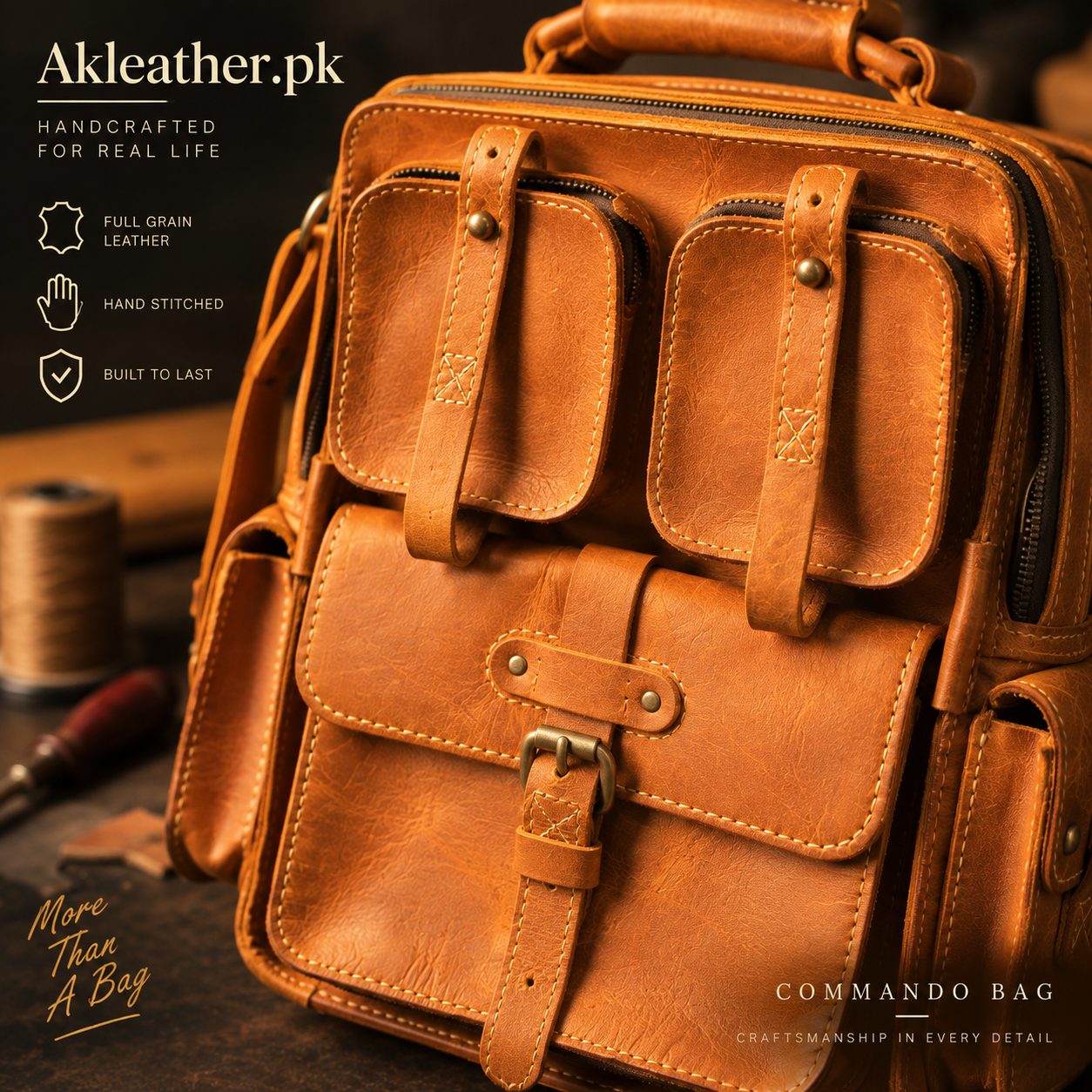 Commando 3-in-1 Convertible Bag — AK Leather