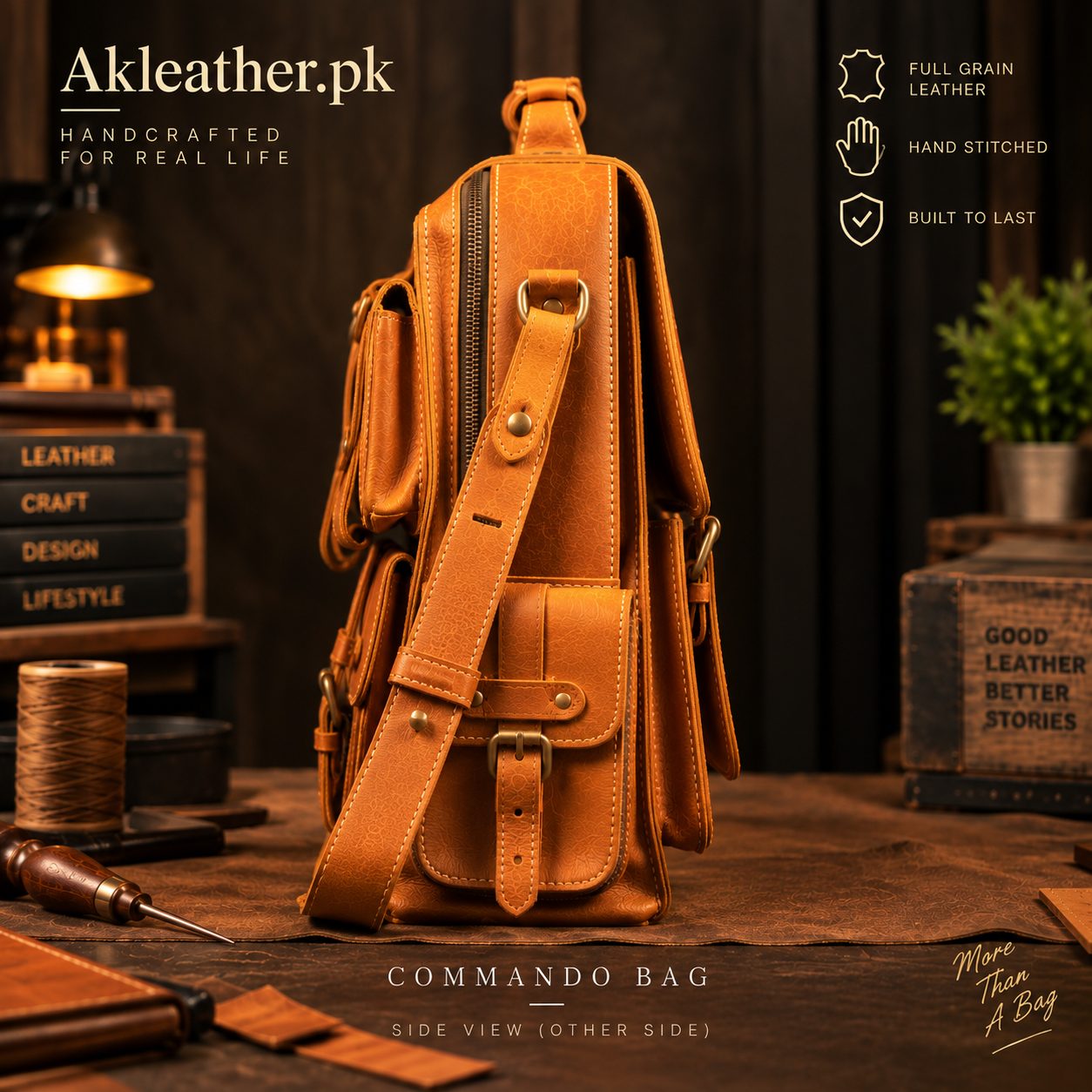 Commando 3-in-1 Convertible Bag — AK Leather